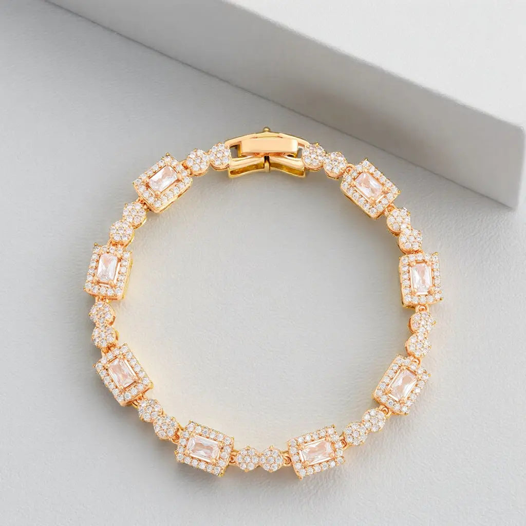 Brățară Sunna – Placată cu Aur 18K și Zirconiu